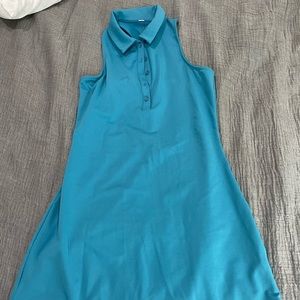 alo collard mini dress